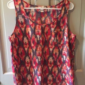 Multi-colored outdoor tank top